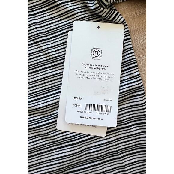 Athleta Cloudlight Long Sleeve Striped Top - Size XS - Picture 2 of 4